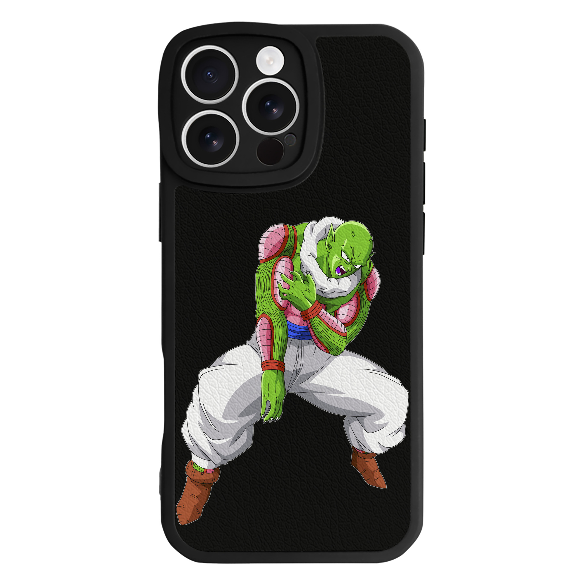 （画像用） ドラゴンボール ピッコロ DRAGON BALL Piccolo 【iPhone 16シリーズ対応】シリコンスマホケース（レザー調） 材質：シリコン